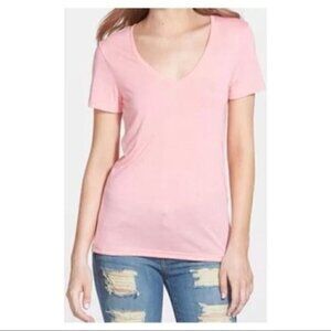 NWT BP Nordstrom Blush Pink V Neck T Shirt